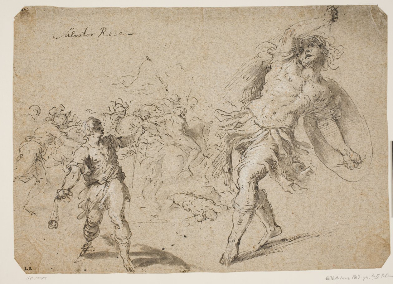 David y Goliat de Jacopo Palma