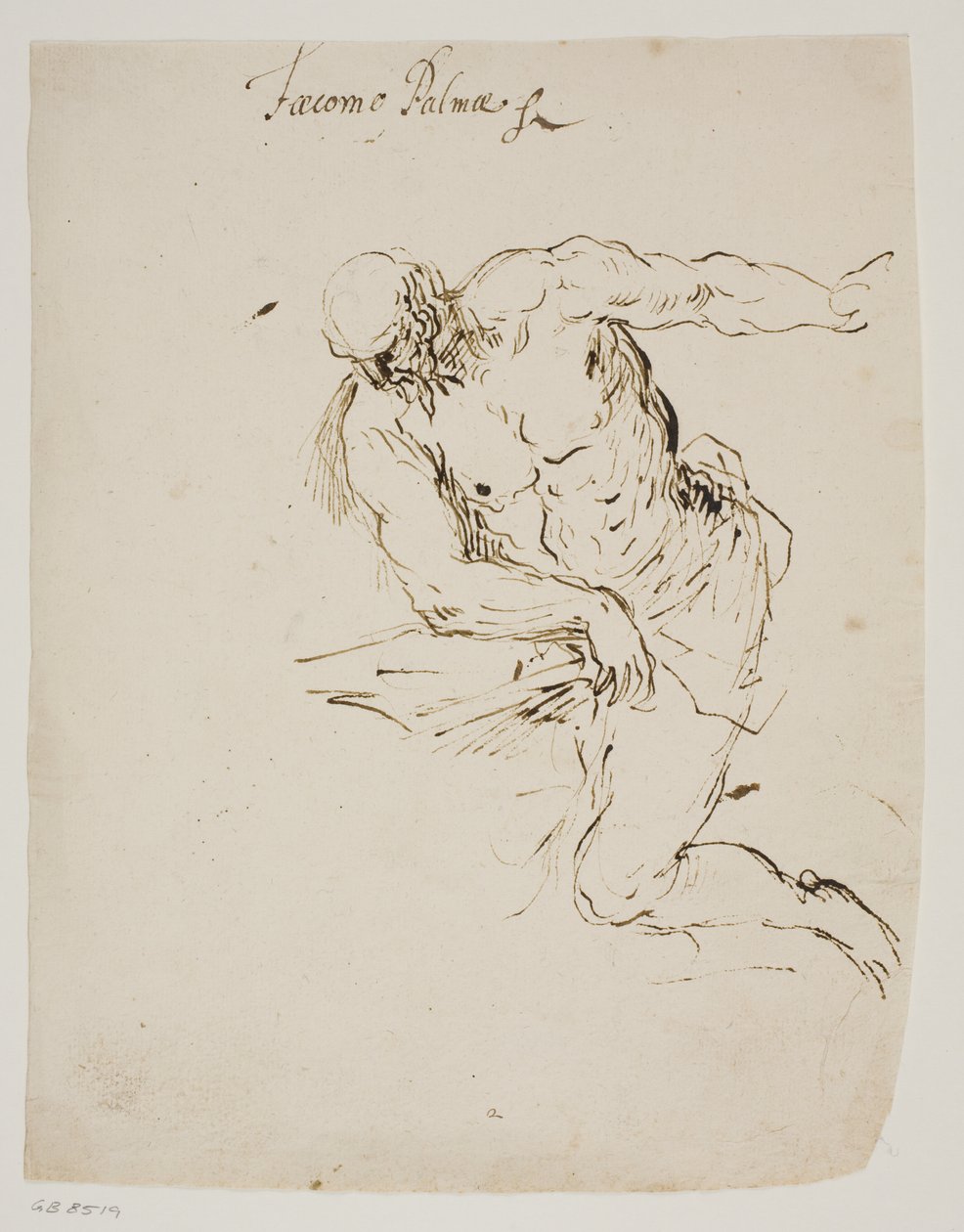 San Jerónimo arrodillado leyendo de Jacopo Palma