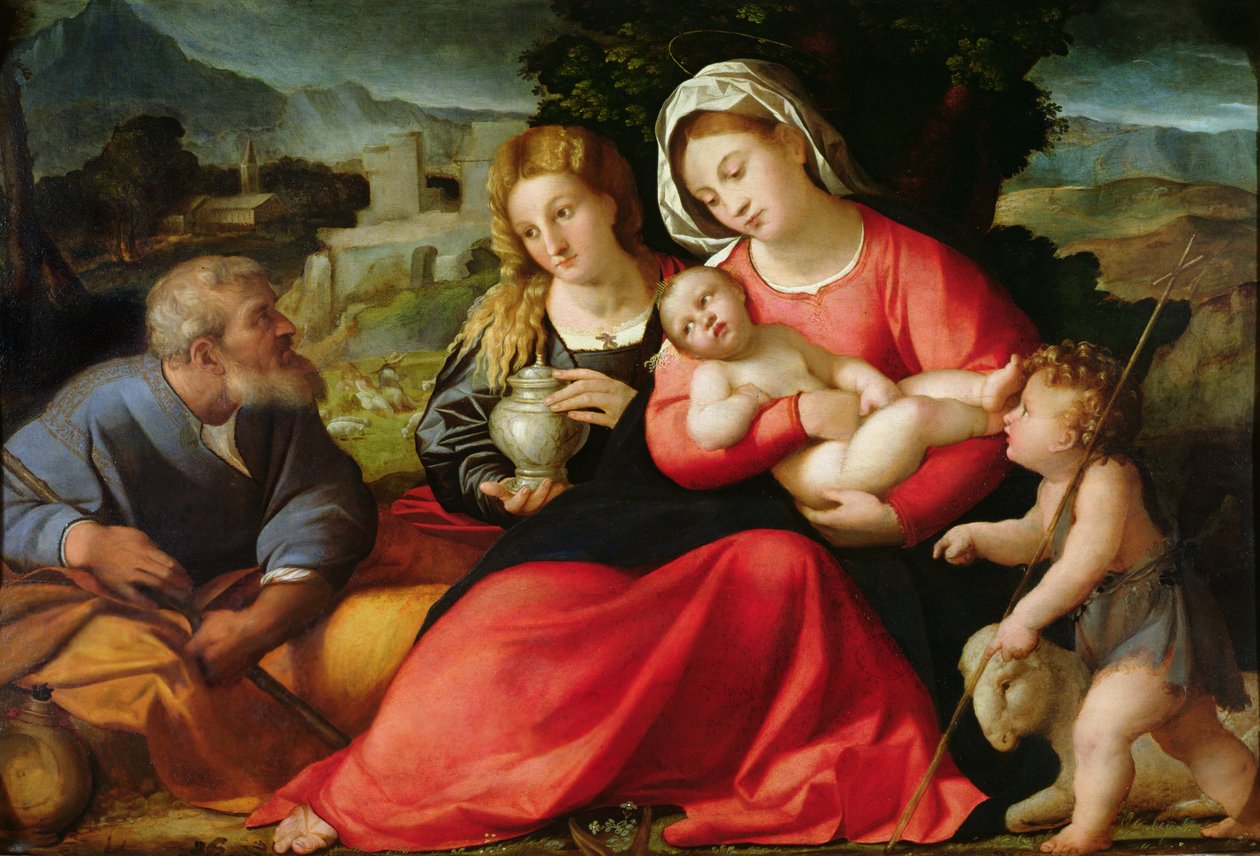 La Sagrada Familia, c.1508-12 de Jacopo Palma