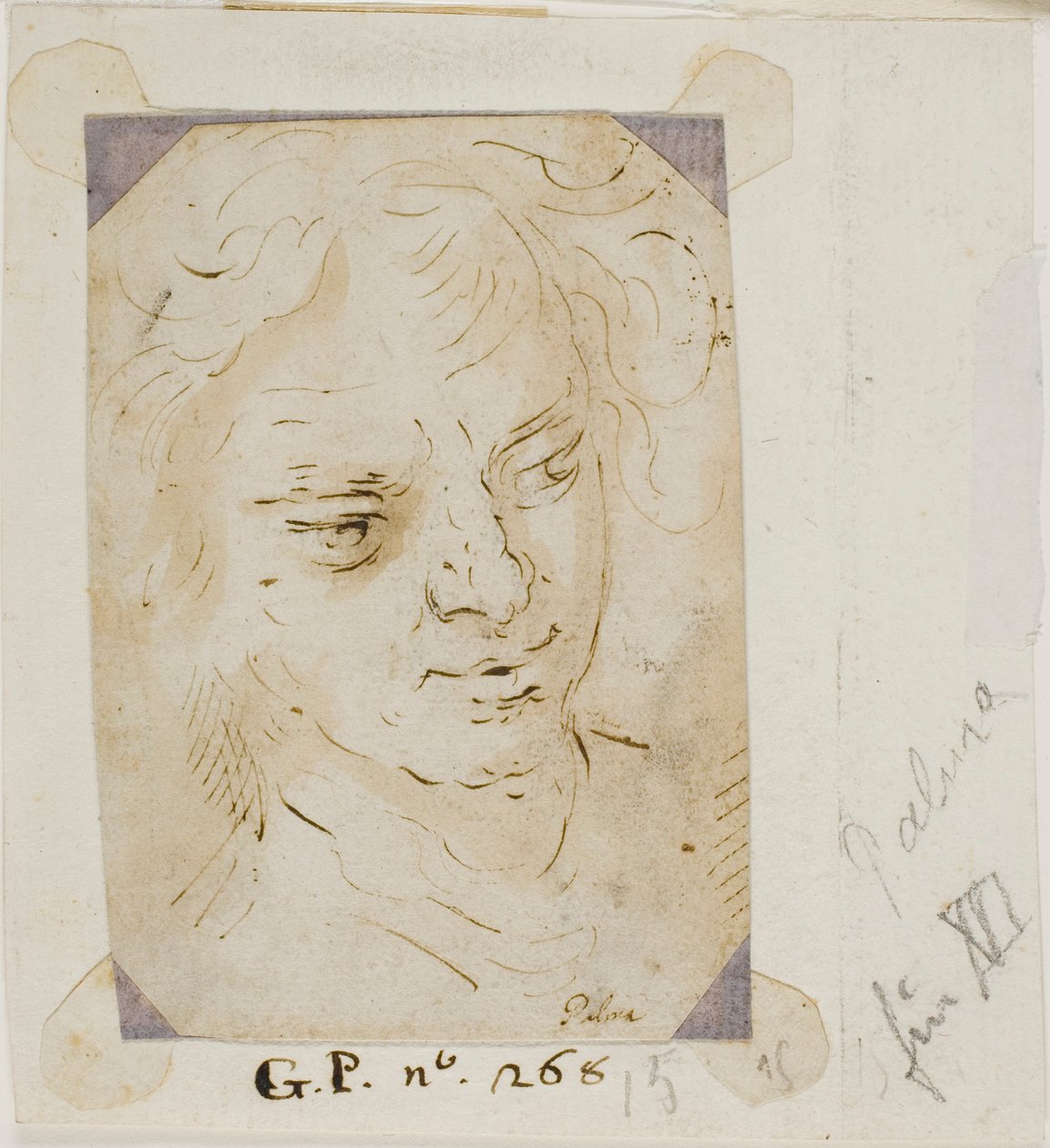 Cabeza de un Hombre de Jacopo Palma il Giovane