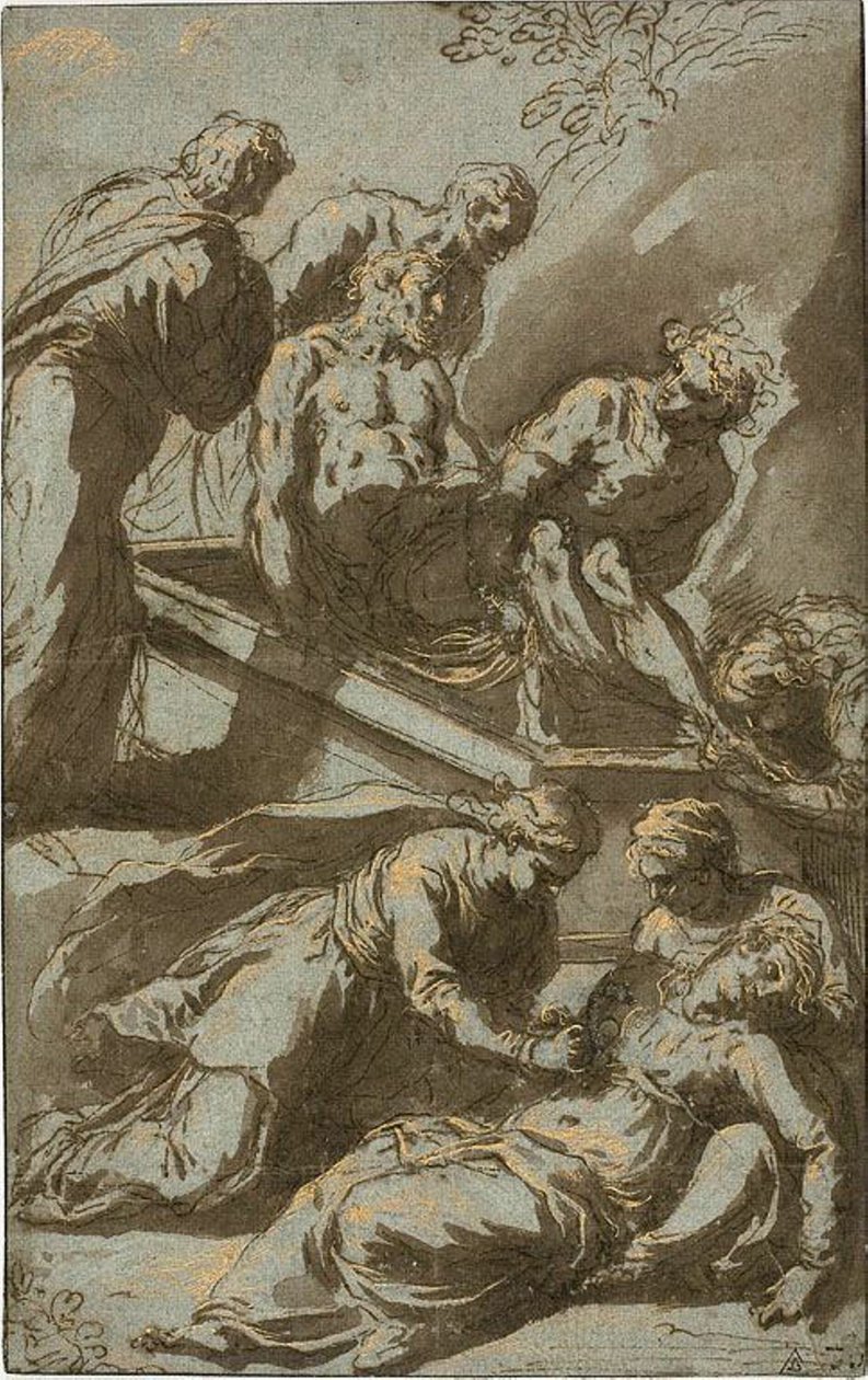 El entierro de Cristo de Jacopo Palma il Giovane