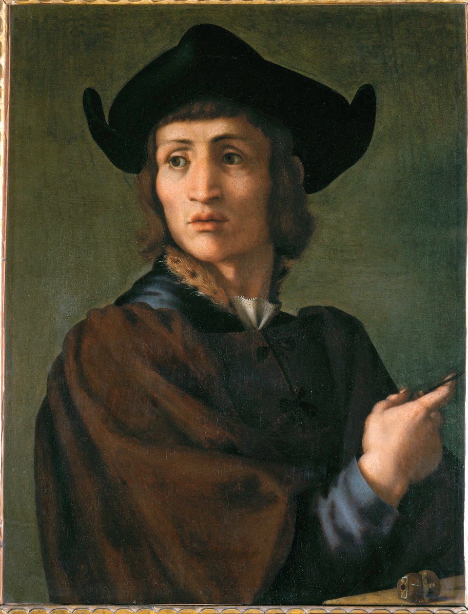 Retrato de un joyero ... de Jacopo Pontormo