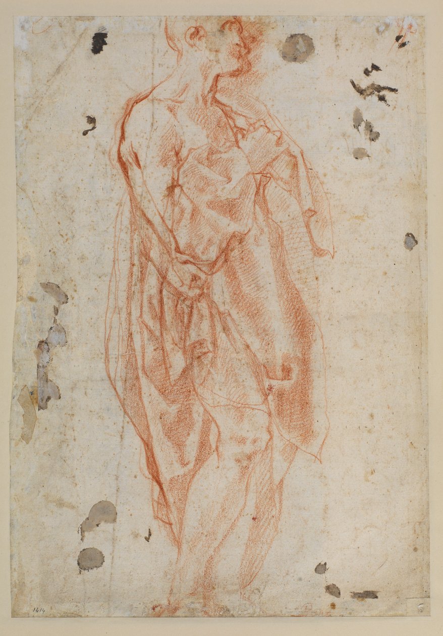 Estudio para San Jerónimo de Jacopo Pontormo