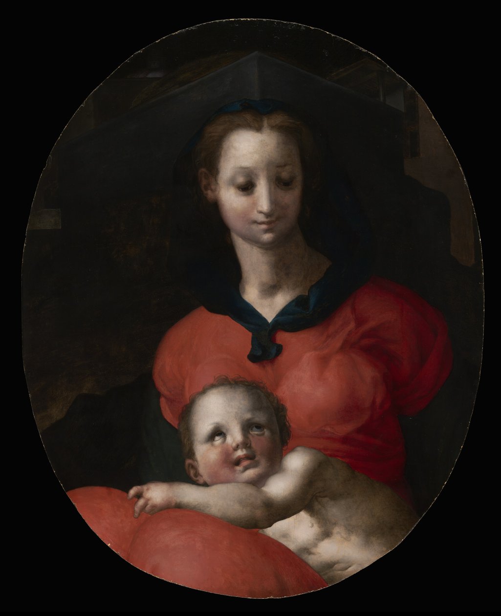 Virgen y Niño, conocida como la Madonna del Libro de Jacopo Pontormo