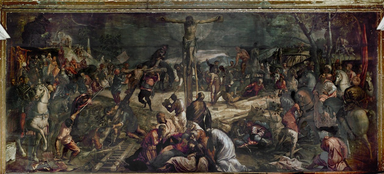 Crucifixión (óleo sobre lienzo) de Jacopo Robusti Tintoretto