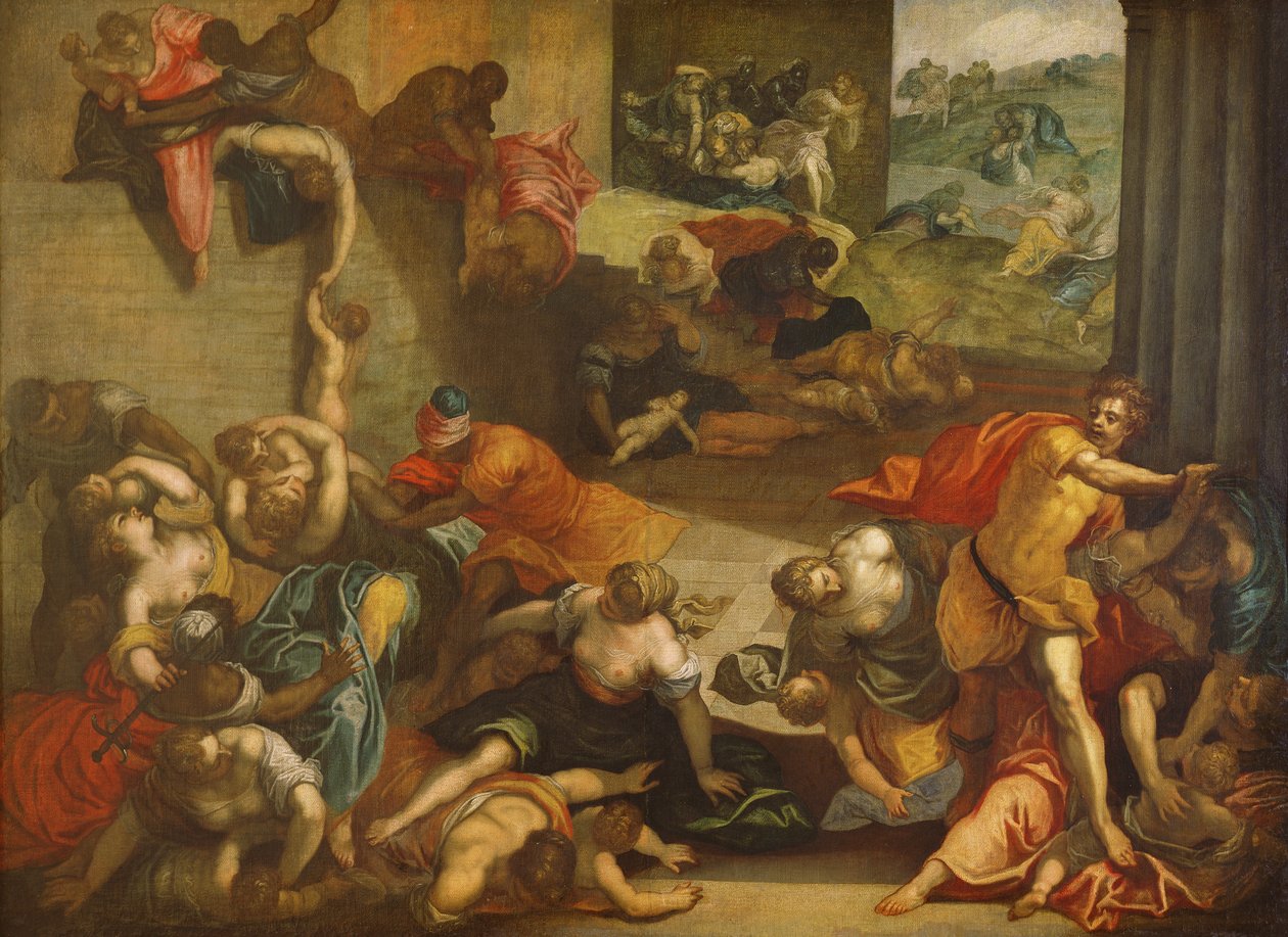 La Masacre de los Inocentes de Jacopo Robusti Tintoretto