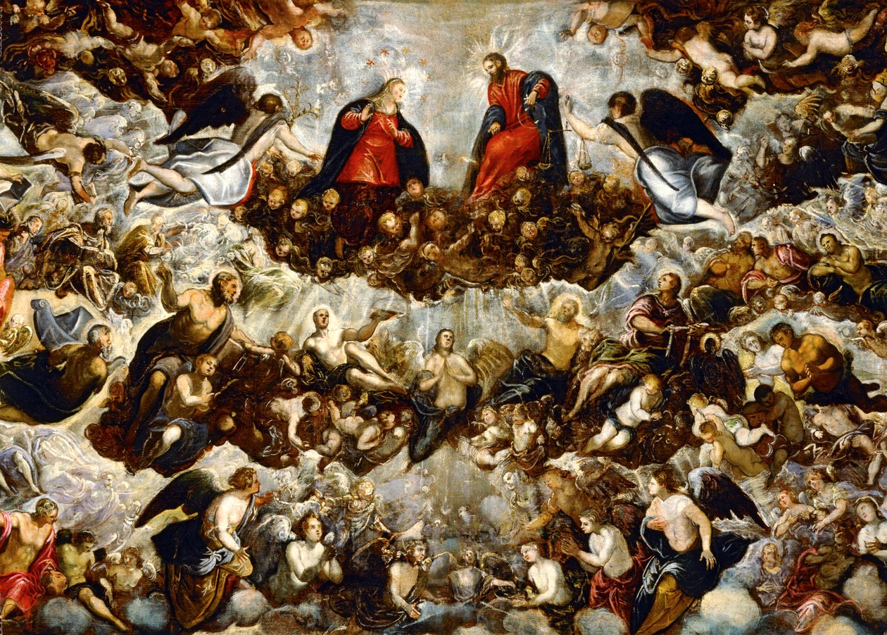 Paradise ... (pintura sobre lienzo) de Jacopo Robusti Tintoretto
