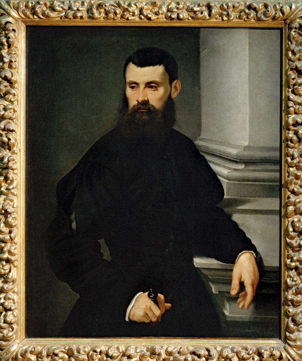 Retrato de hombre - Retrato masculino ... de Jacopo Robusti Tintoretto