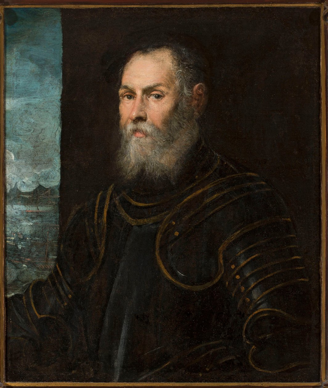 Retrato de un almirante veneciano de Jacopo Robusti Tintoretto