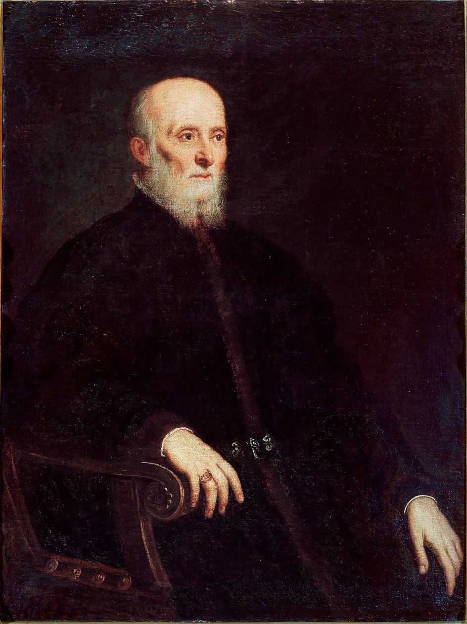 Retrato de Alvise Cornaro de Jacopo Robusti Tintoretto