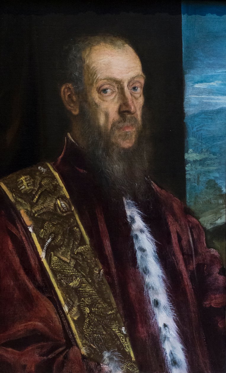 Retrato de Vincenzo Morosini, c.1575-80 (óleo sobre lienzo) de Jacopo Robusti Tintoretto