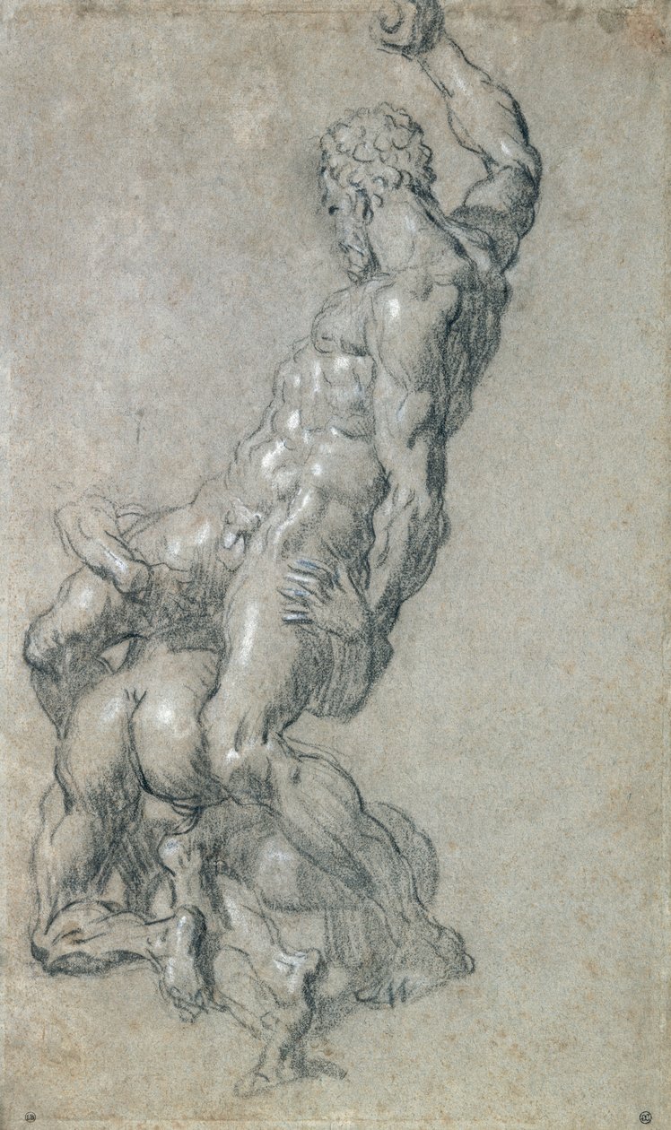 Sansón matando a los filisteos de Jacopo Robusti Tintoretto