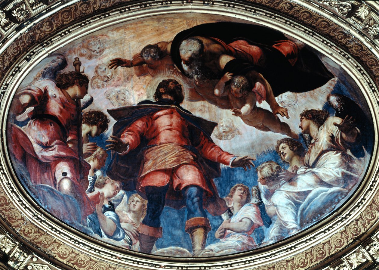 San Roque en gloria, 1564 de Jacopo Robusti Tintoretto