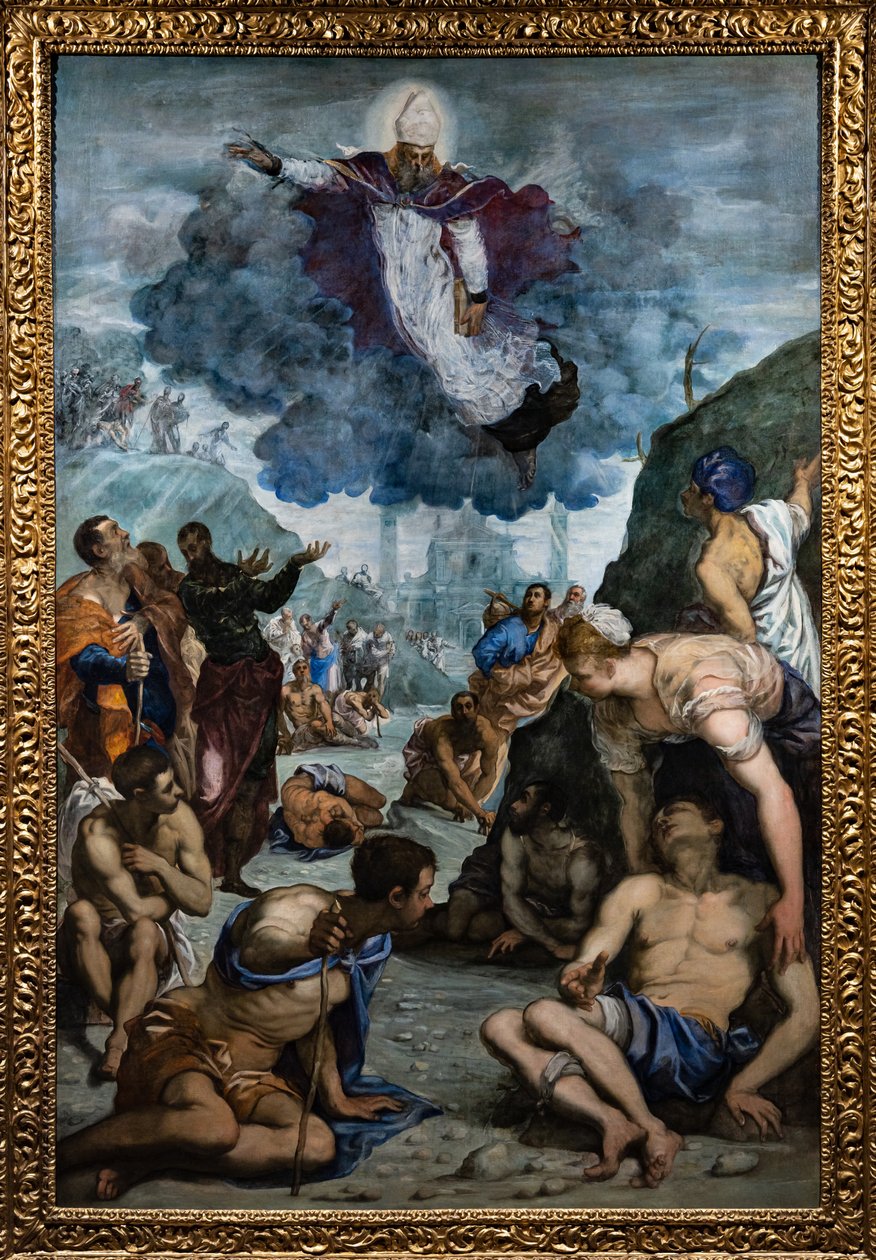 San Agustín cura a los cojos de Jacopo Robusti Tintoretto