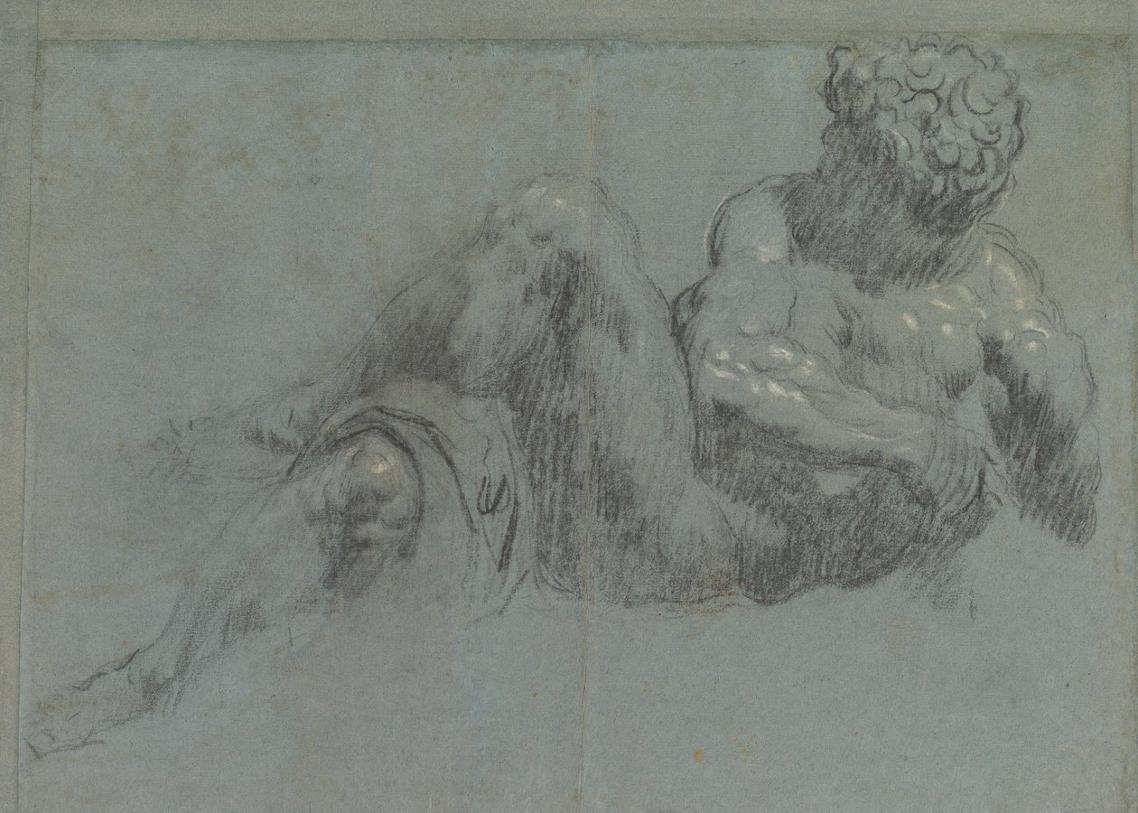 Estudio después del Giorno de Miguel Ángel, c.1550-55 de Jacopo Robusti Tintoretto