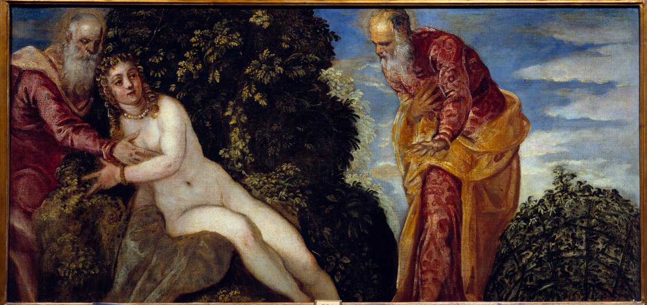 Susana y los ancianos de Jacopo Robusti Tintoretto