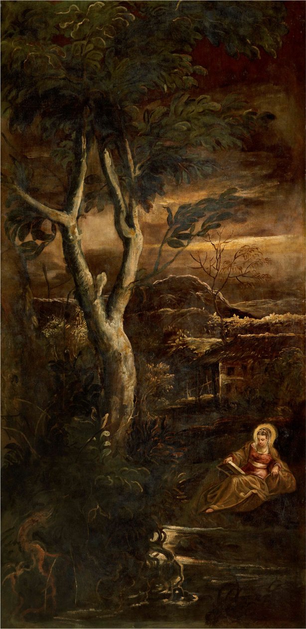 La Virgen leyendo, ca. 1583 de Jacopo Robusti Tintoretto