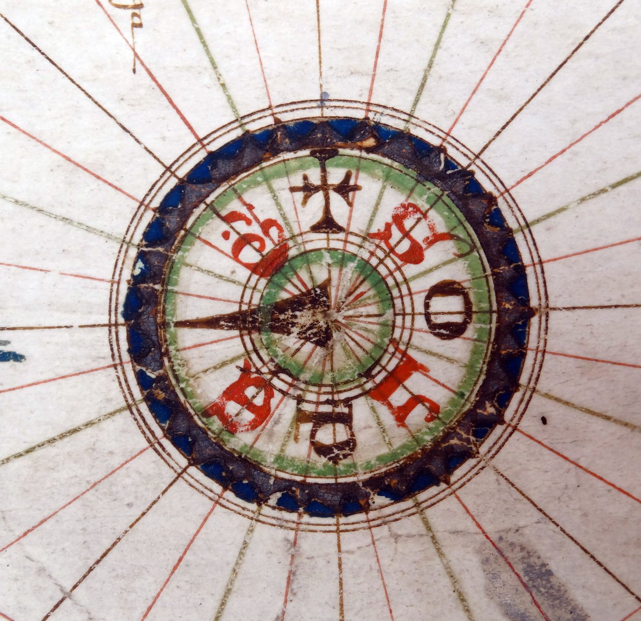 Punto de la Brújula, (detalle) de Jacopo Russo