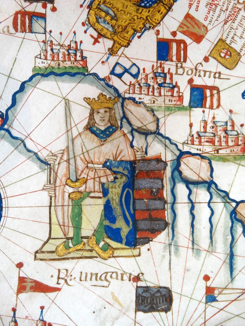 Mapa renacentista de Europa, Jacopo Russo (después), 1528 de Jacopo Russo