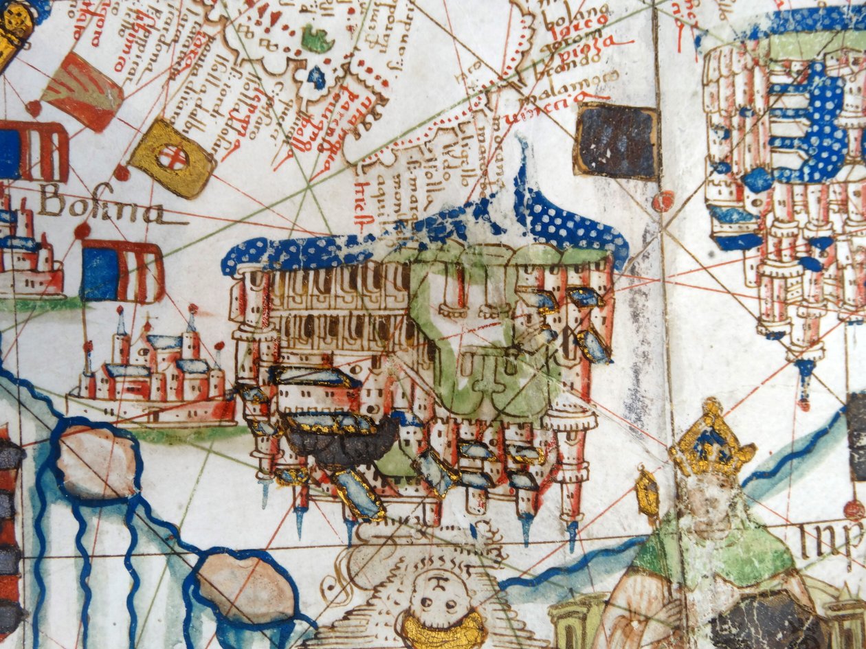Mapa renacentista de Europa, Jacopo Russo (después), 1528 de Jacopo Russo