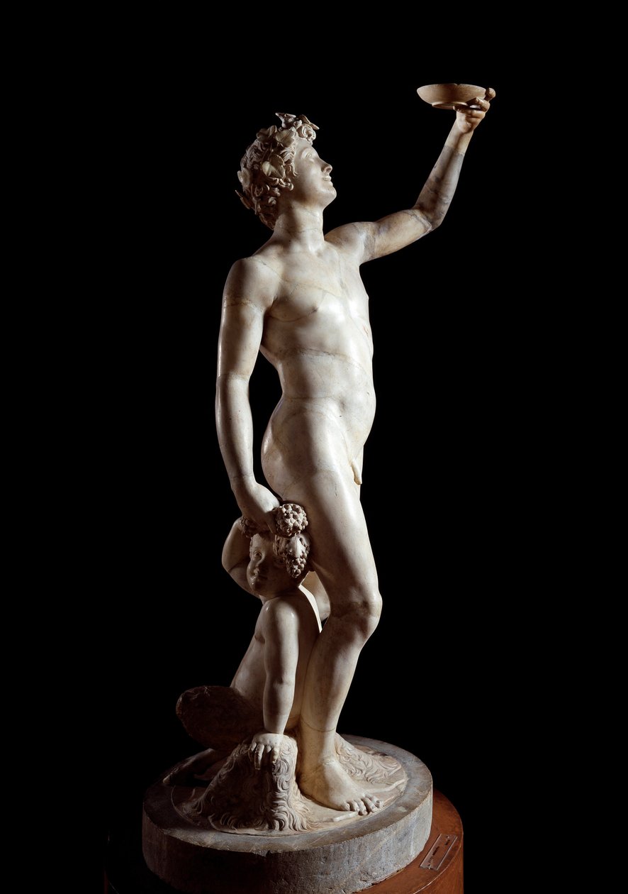 Baco. Escultura de Jacopo Sansovino (Jacopo Tatti) (1486-1570). Mármol. 1510 de Jacopo Sansovino