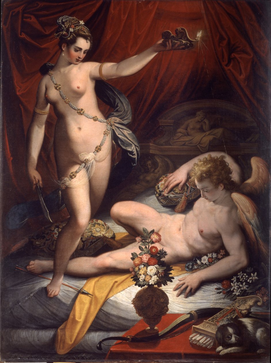 Amor y Psique, 1589 de Jacopo Zucchi