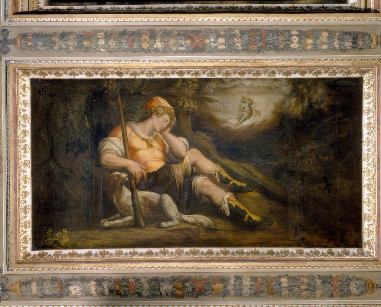Diana y Endimión de Jacopo Zucchi