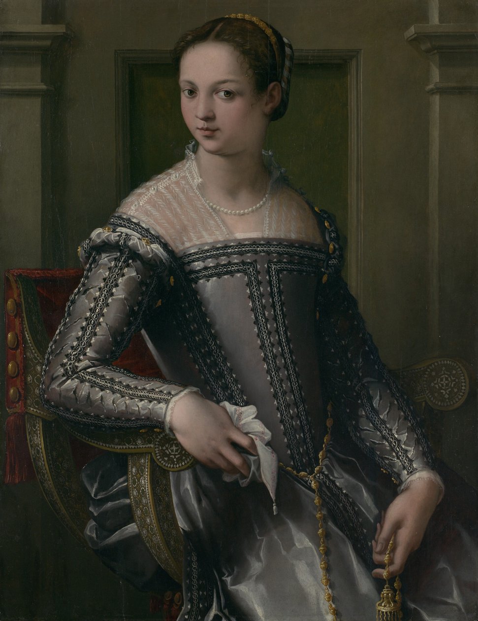 Retrato de una mujer de Jacopo Zucchi