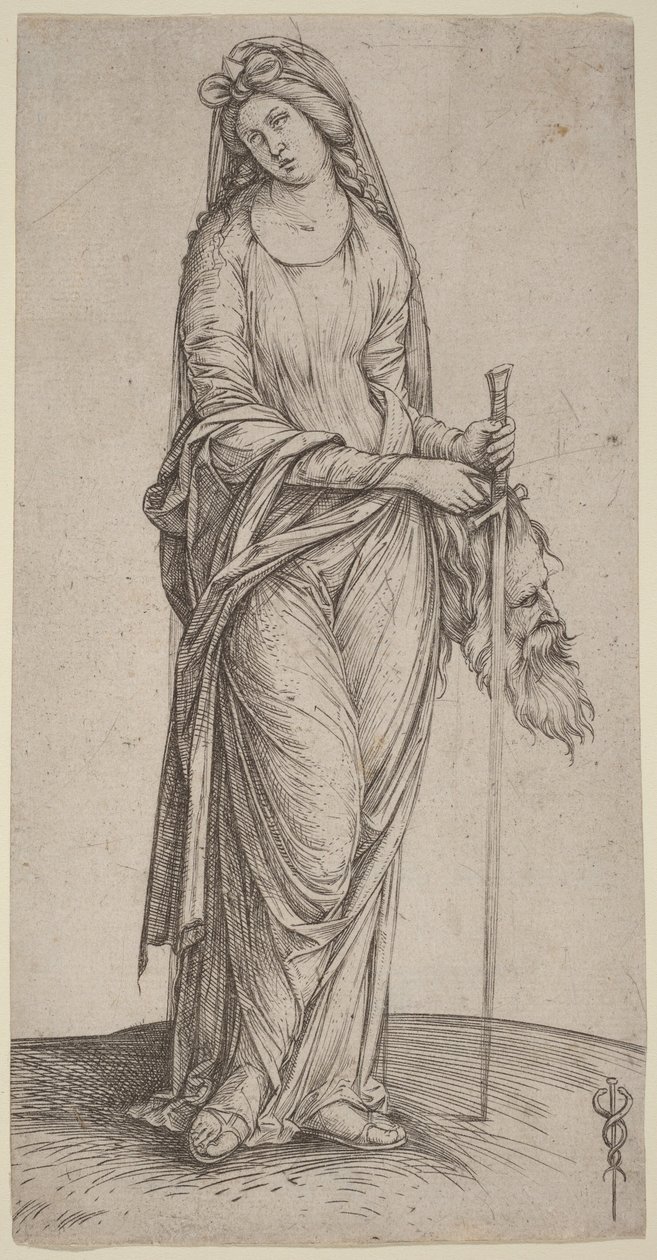 Judit sosteniendo la cabeza de Holofernes de Jacopo de