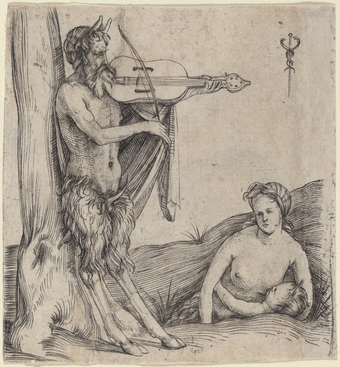 Familia de sátiros de Jacopo de