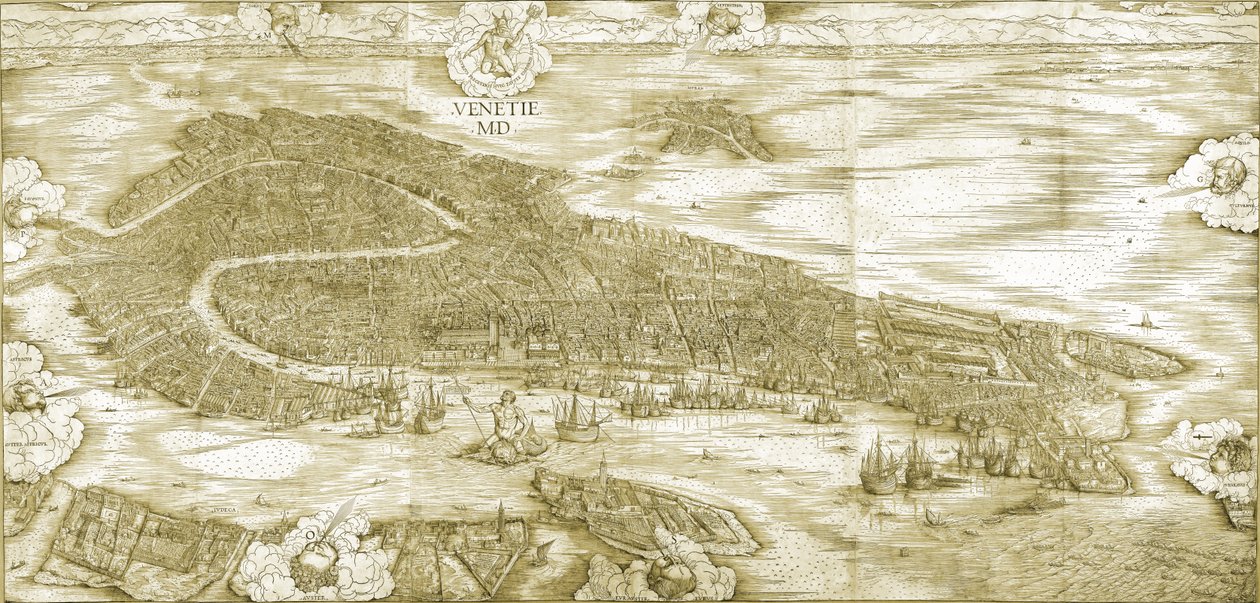 Vista de Venecia de Jacopo de Barbari