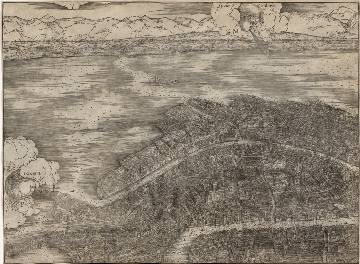 Vista de Venecia de Jacopo de
