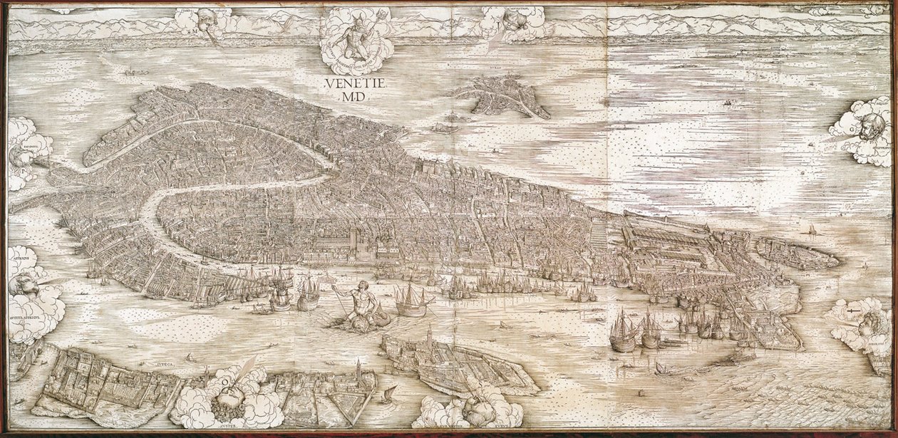 Vista de Venecia de Jacopo de