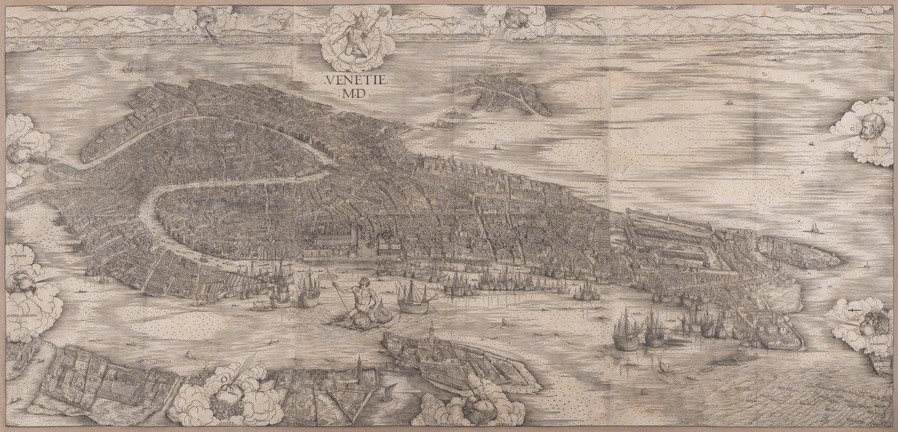 Vista de Venecia de Jacopo de