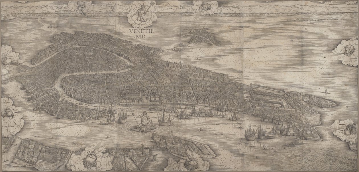 Vista de Venecia de Jacopo de Barbari