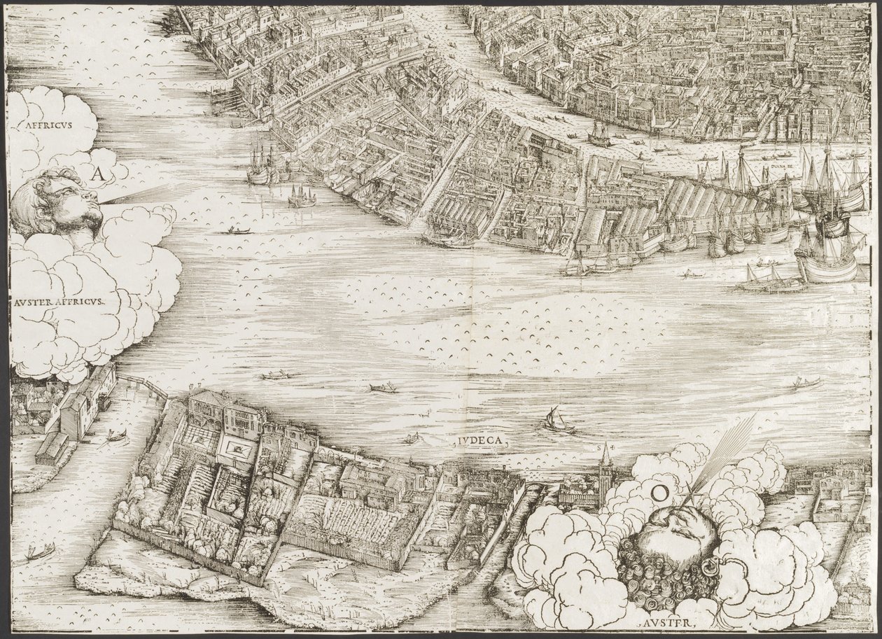 Vista de Venecia [bloque inferior izquierdo] de Jacopo de Barbari