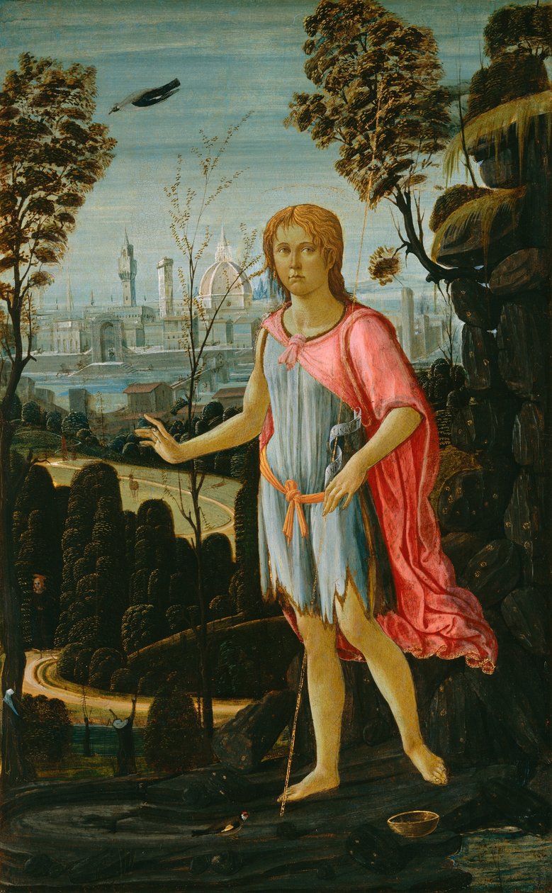 San Juan Bautista, c. 1480 de Jacopo del Sellaio