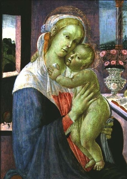 La Virgen y el Niño de Jacopo del Sellaio