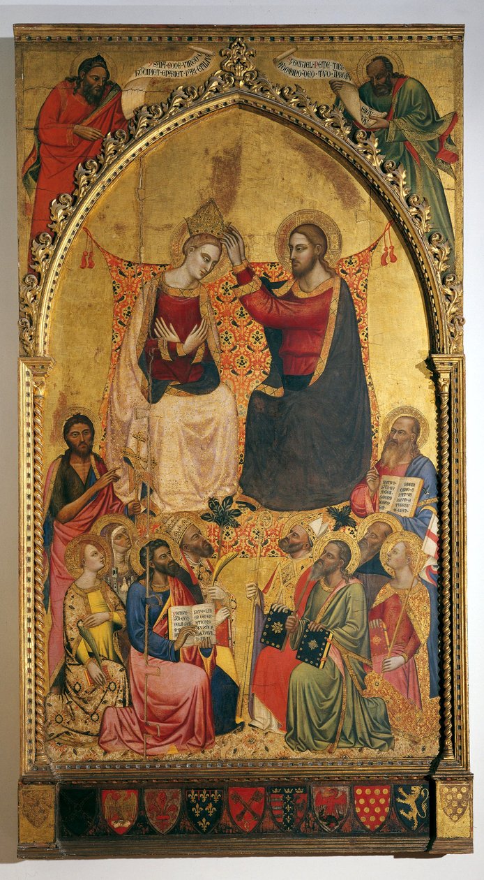 Coronación de la Virgen y los Santos de Jacopo di Cione