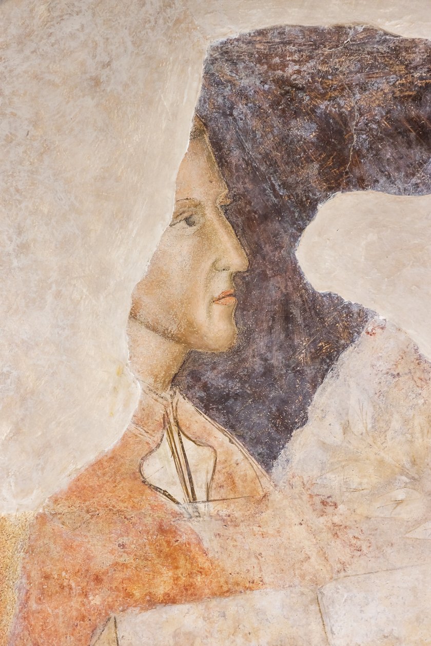 Retrato de Dante Alighieri (fresco) de Jacopo di Cione