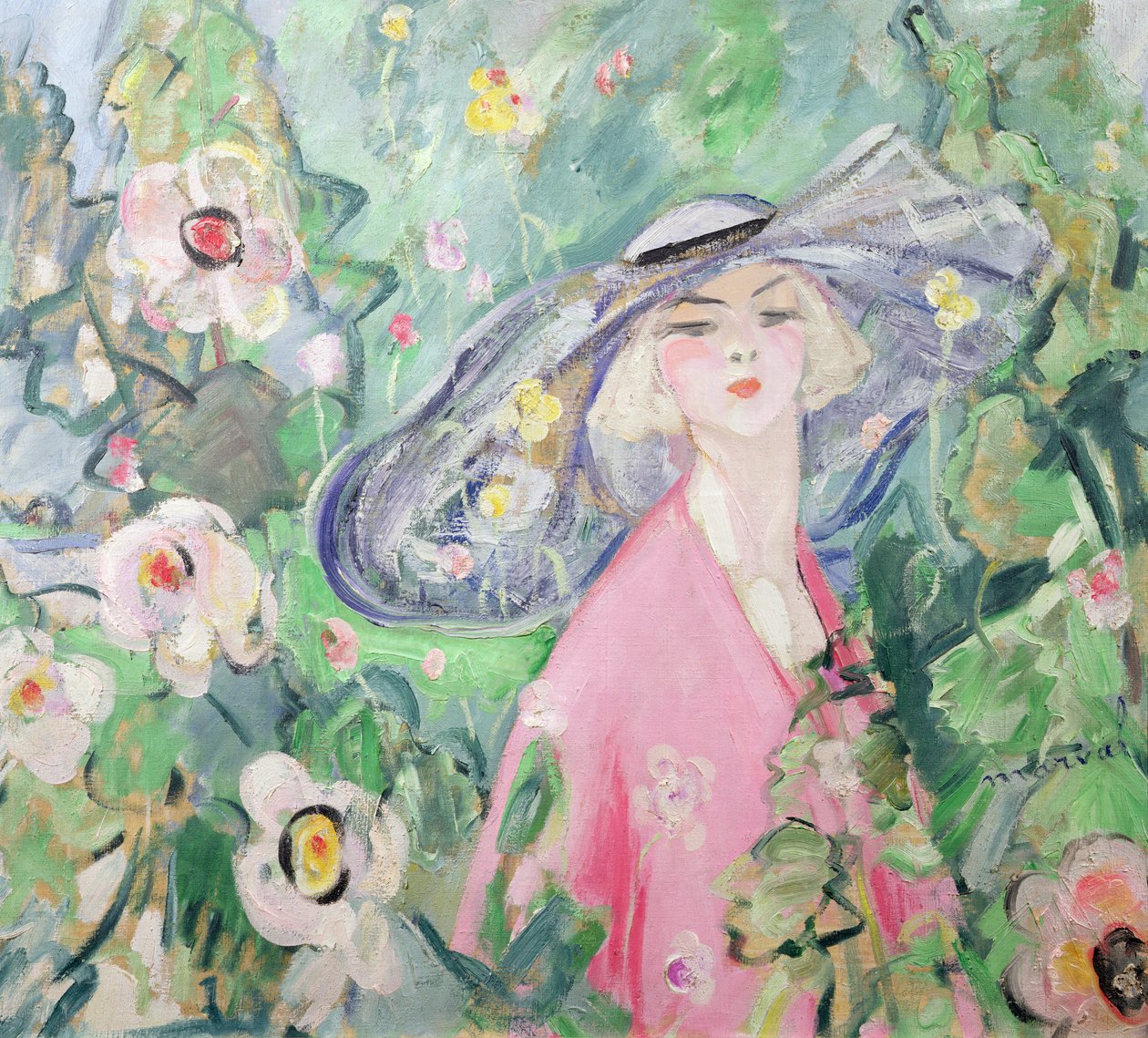 Mujer con sombrero, c.1920 de Jacqueline Marval