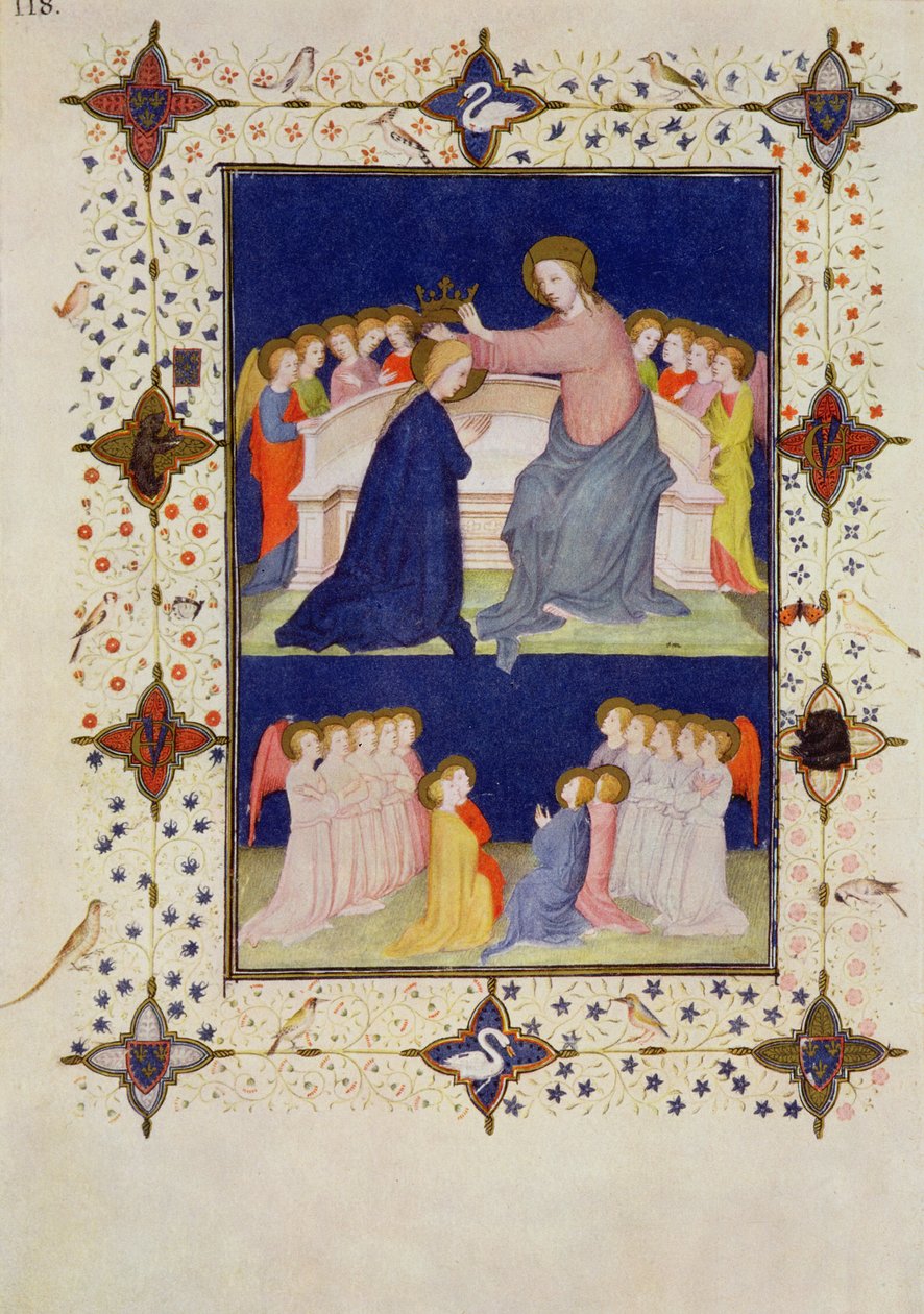 MS 11060-11061 Horas de Notre Dame: Completas, La coronación de la Virgen, de las 