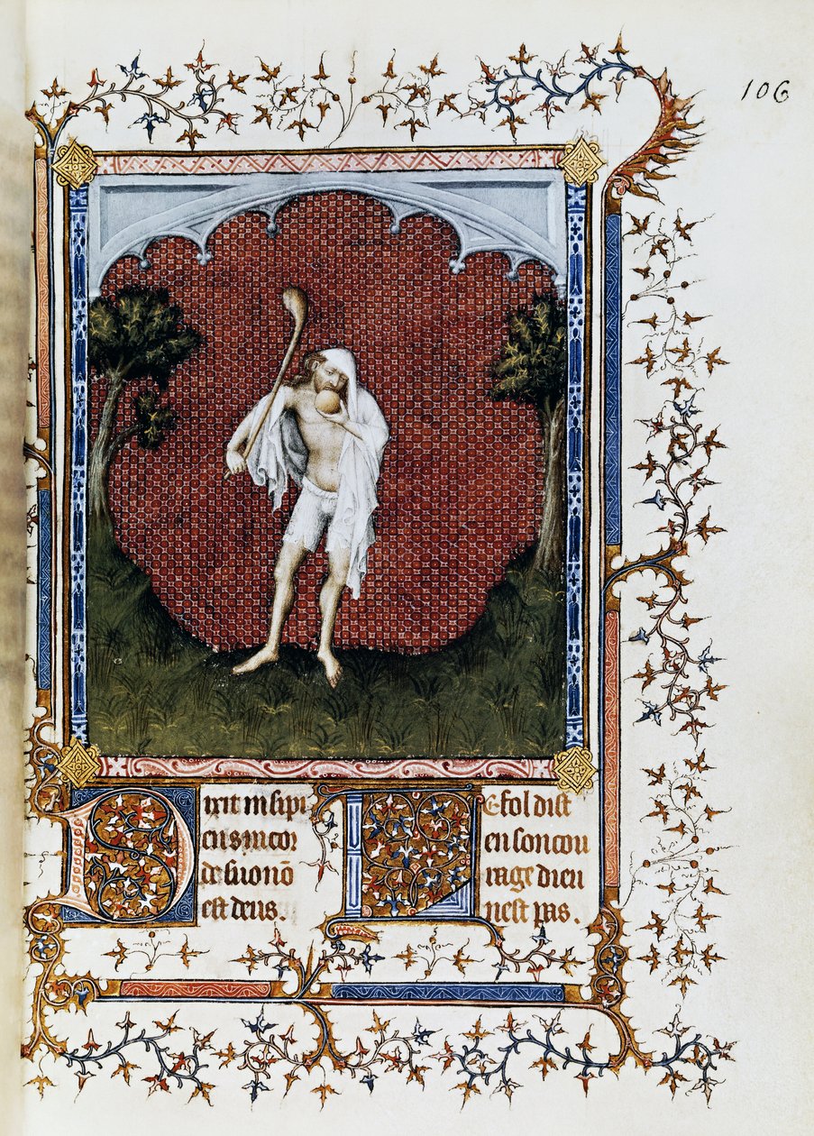 La muchedumbre, miniatura de Jacquemart de Hesdin (1348-1413) extraída de Petites Heures de Jean de France, duque de Berry, hacia 1386. de Jacquemart de Hesdin