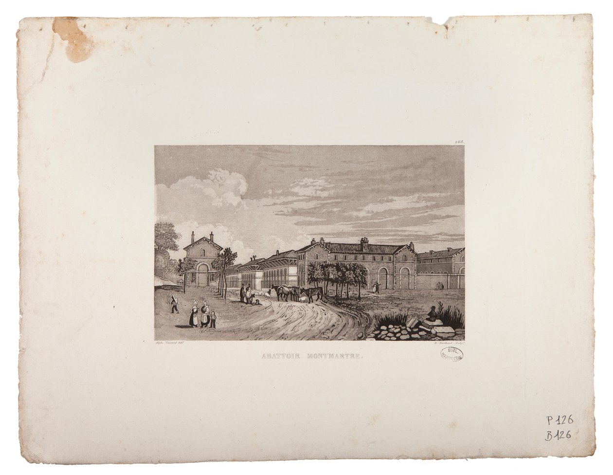 Matadero de Montmartre de Jacques Alphonse Testard