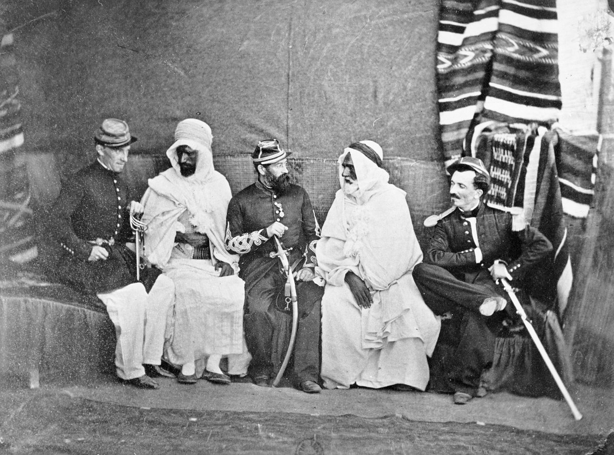 La Oficina Árabe de Orán, c.1860-70 de Jacques Antoine Moulin