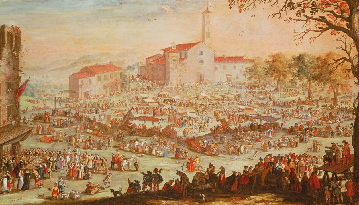 La feria de Impruneta, 1638 de Jacques Callot