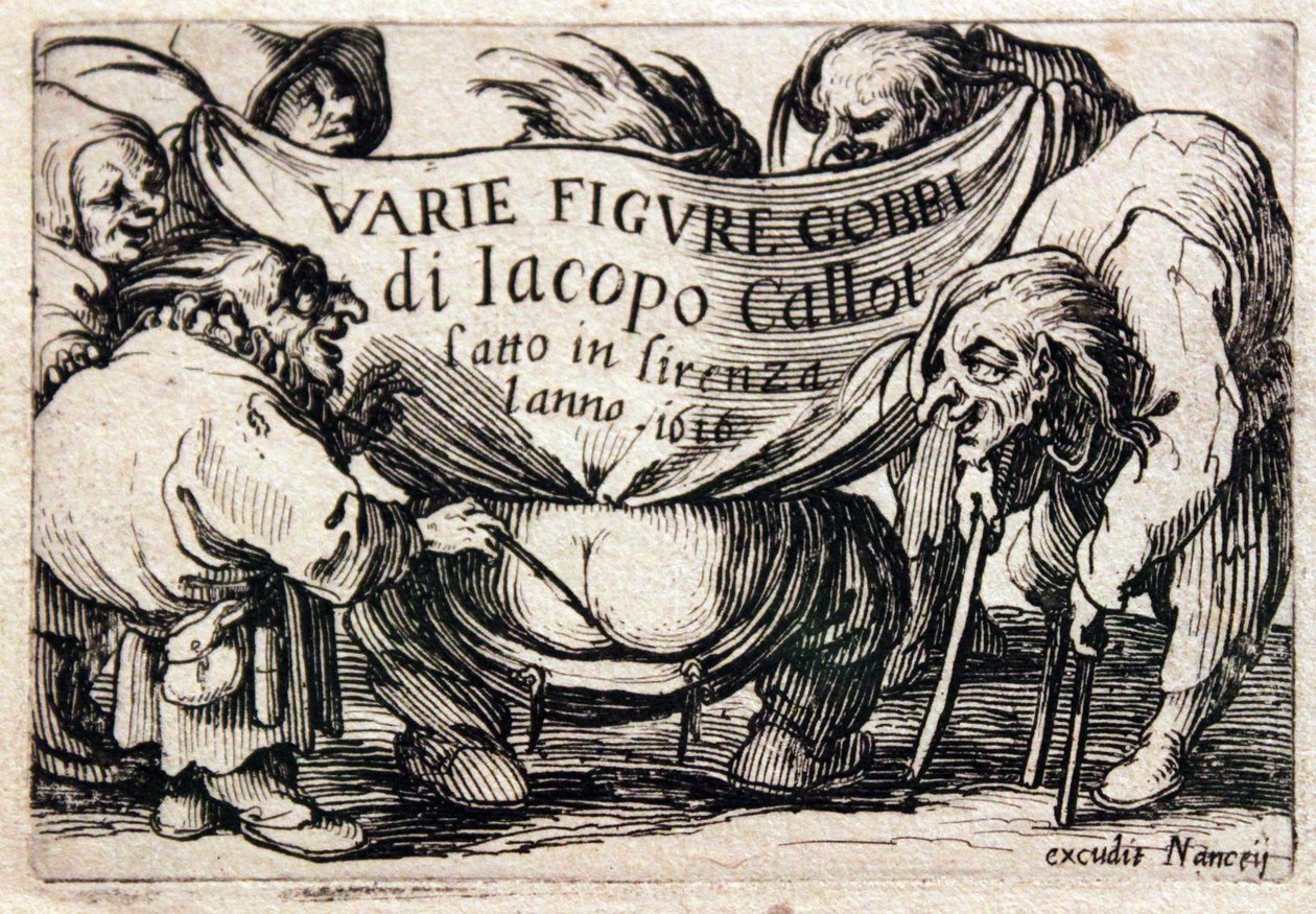 Varie Figure Gobbi de Jacques Callot
