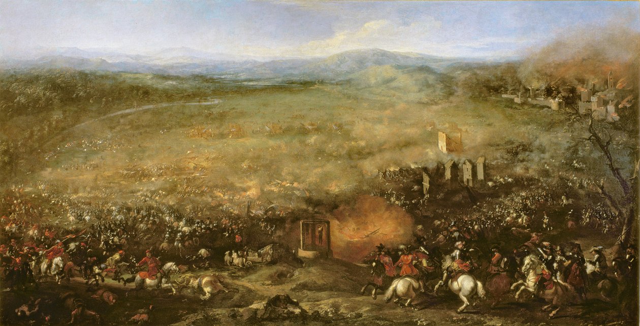 La Batalla de Lützen en 1632 de Jacques Courtois