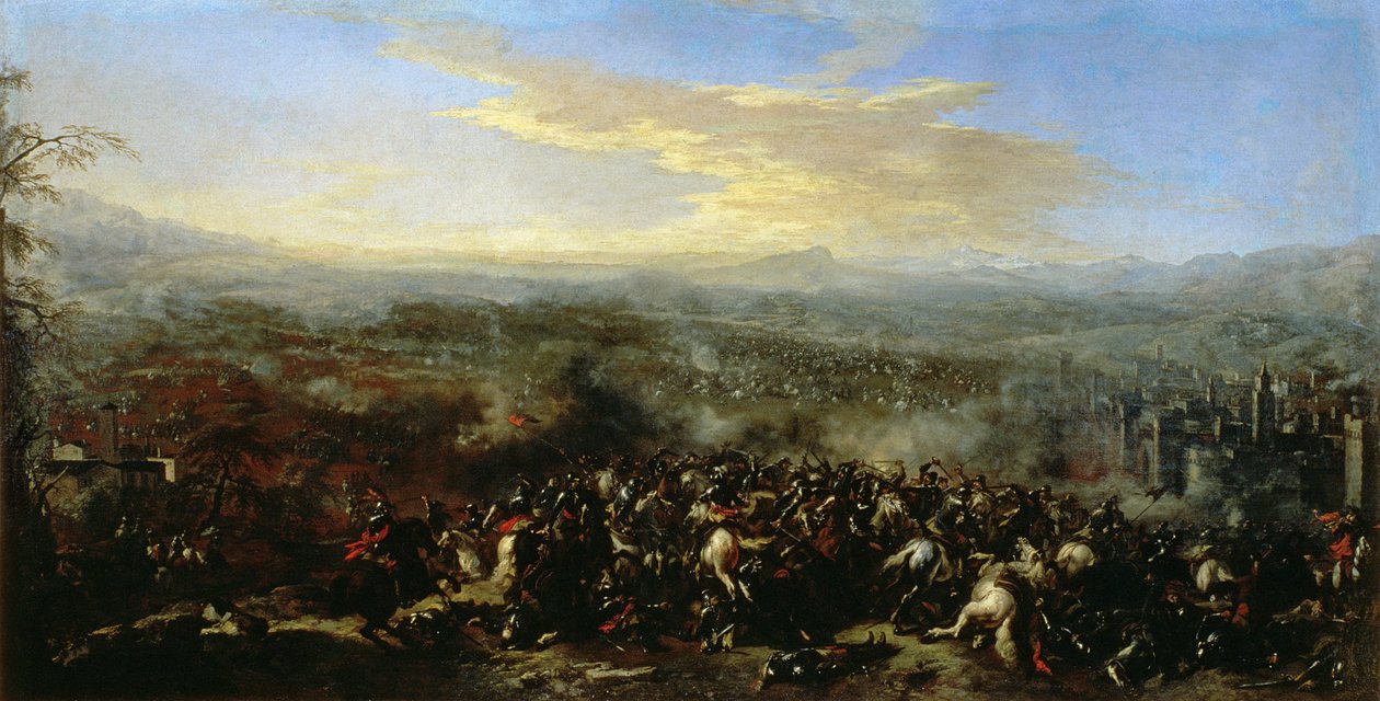 La batalla de Nordlingen en 1634 de Jacques Courtois