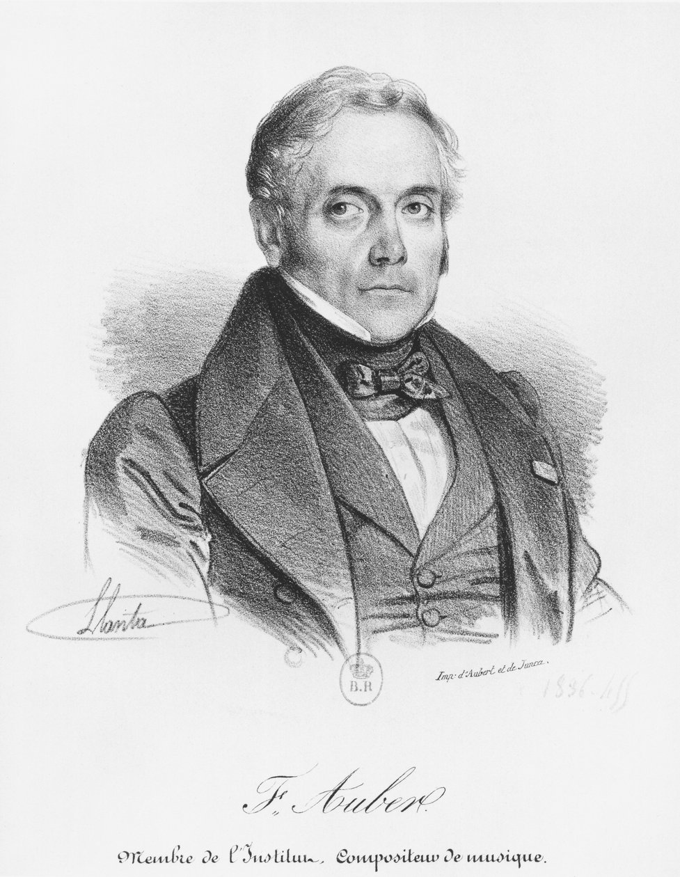 Esprit Auber (1782-1871) de Jacques Francois Gauderique Llanta